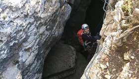 Klettersteig als Ausstiegsmöglichkeit